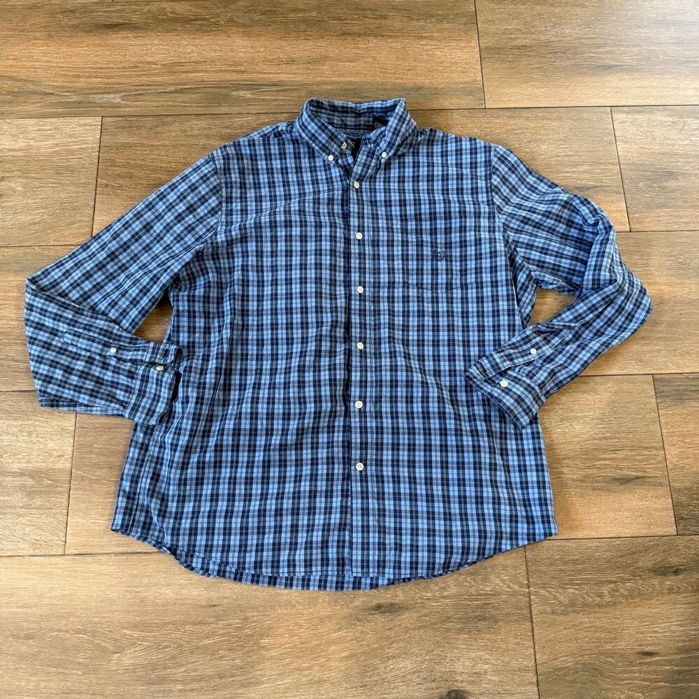 Chaps Easy Care Button Down Long sleeve Shirt Size XXL
